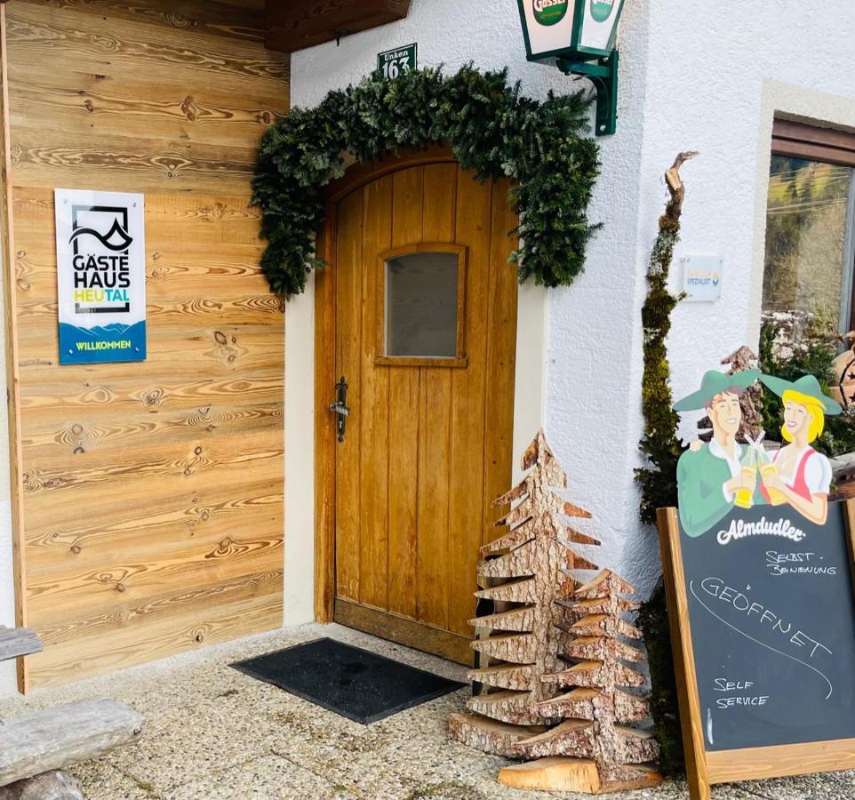 Natursport Heutal Appartements Ski-In & Ski-Out Unken Eksteriør billede